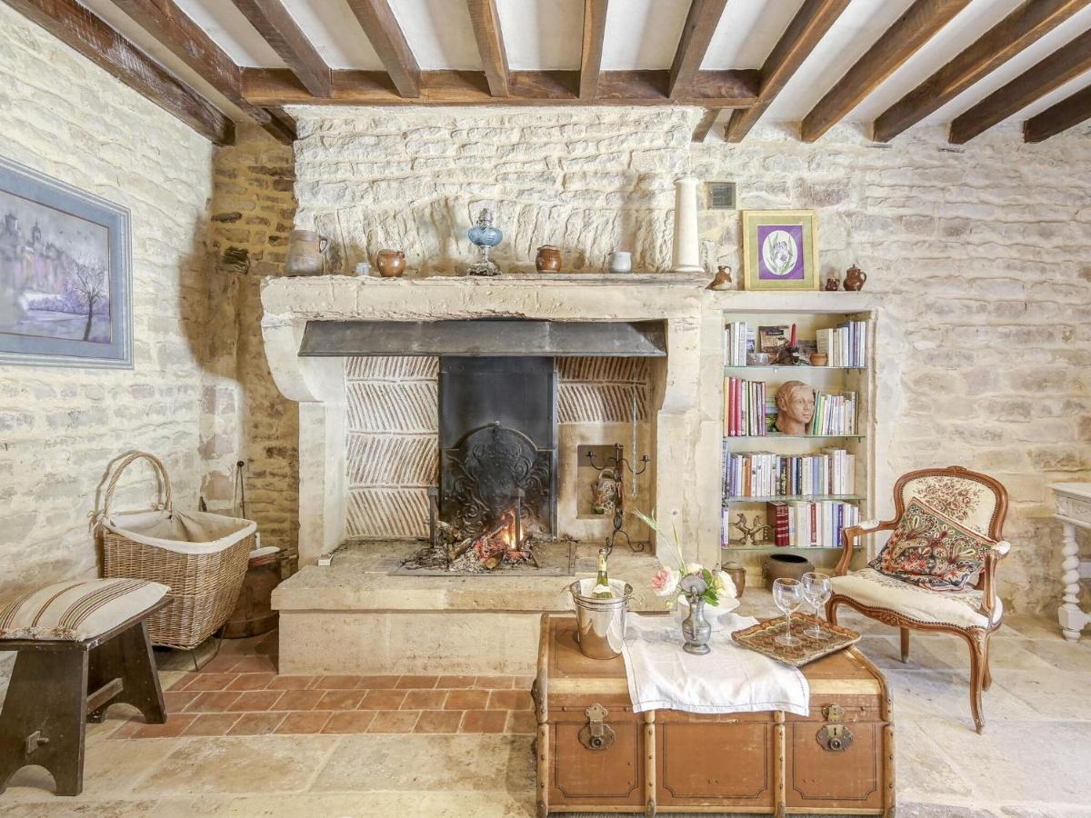 Burgundian Farmhouse In Talon With Fireplace Esterno foto