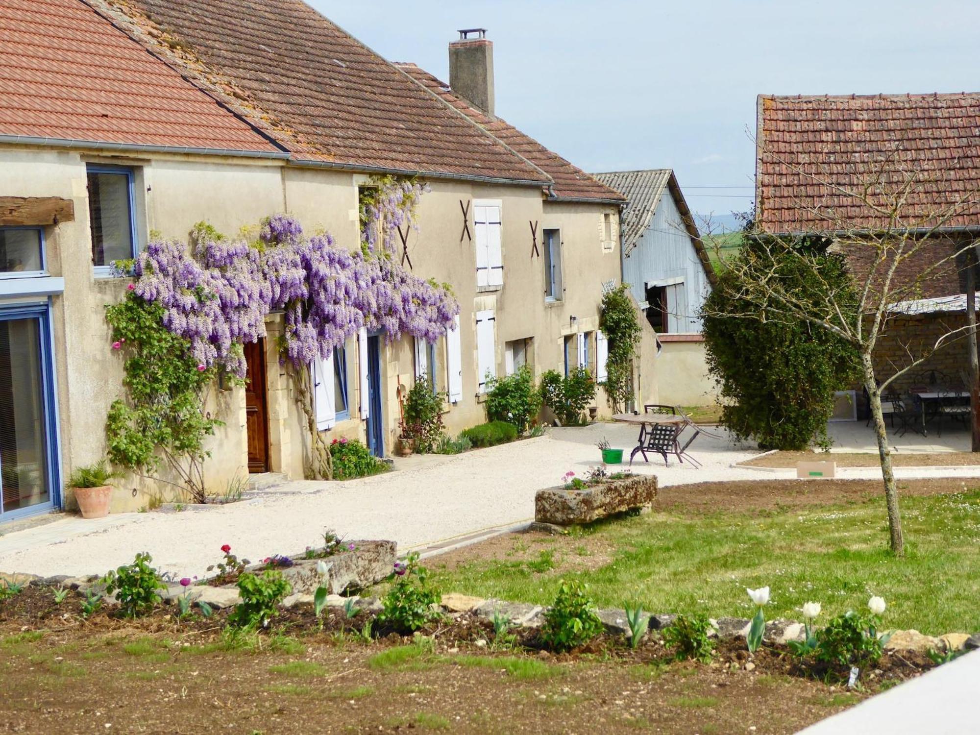 Burgundian Farmhouse In Talon With Fireplace Esterno foto